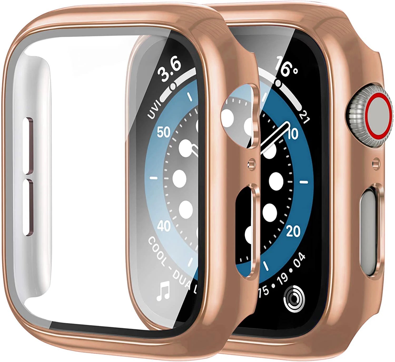Apple Watch Schutzglas & Hülle – Verspiegelt, alle Größen