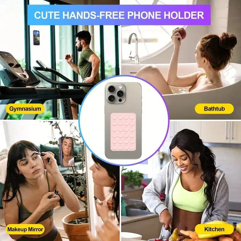 Silikon Handyhalter mit Saugnapf – Wand & Schreibtisch