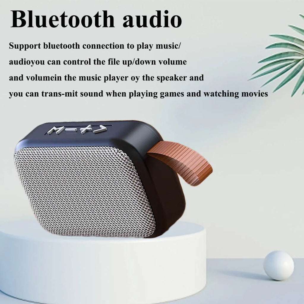 Portabler Bluetooth-Lautsprecher – 5.0, 3D Stereo Sound, Mini Oxford Design für Outdoor