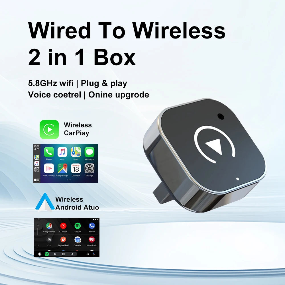 Wireless CarPlay Adapter – Kabel zu Kabellos, Universal