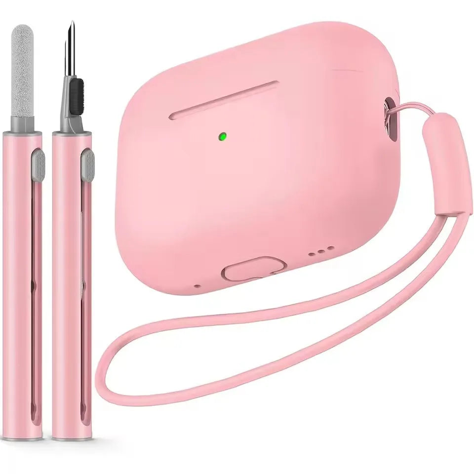 AirPods Pro 2 Hülle mit Reinigungsset – Silikon