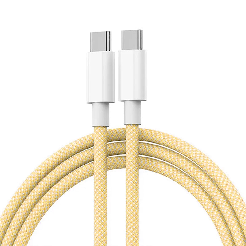 USB-C Schnellladekabel 60W – Geflochten, für iPhone & Android