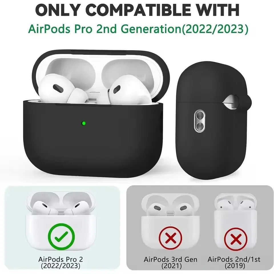 AirPods Pro 2 Hülle mit Reinigungsset – Silikon