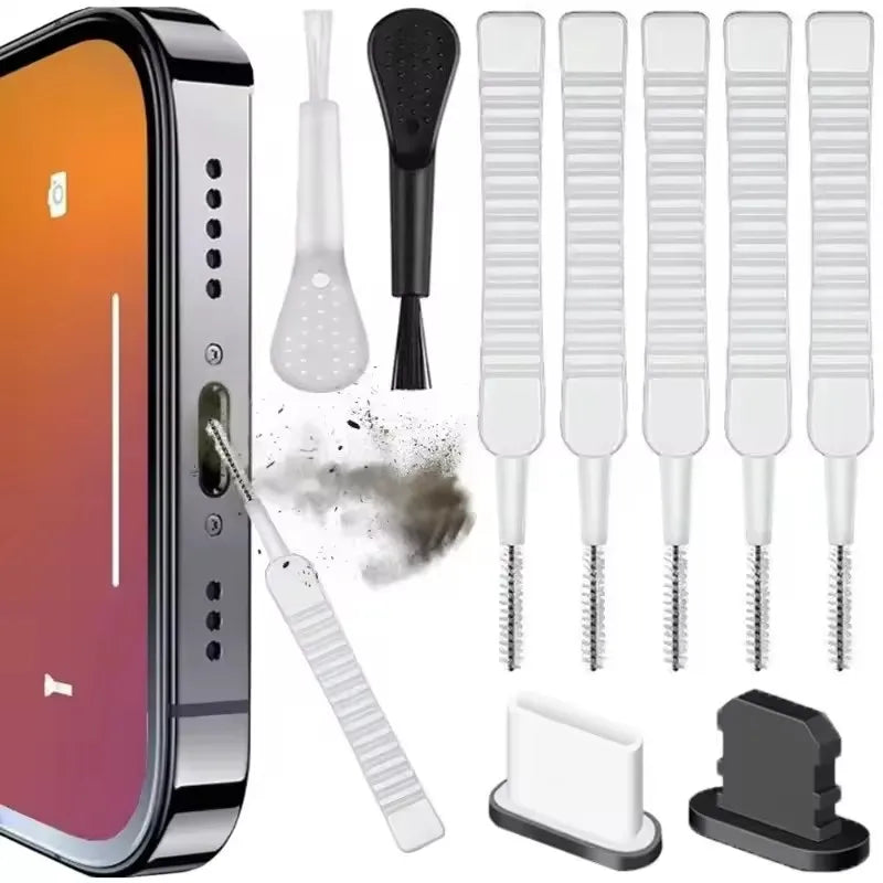Handy-Reinigungsset – Lautsprecher & Ladeanschluss Reinigung für iPhone, Samsung & Xiaomi