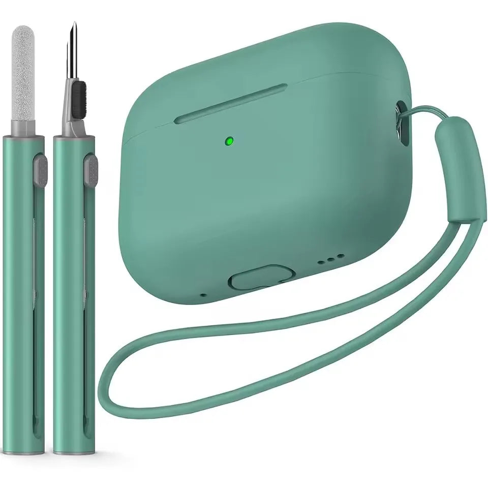 AirPods Pro 2 Hülle mit Reinigungsset – Silikon