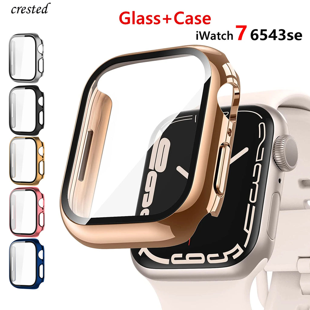Apple Watch Schutzglas & Hülle – Verspiegelt, alle Größen