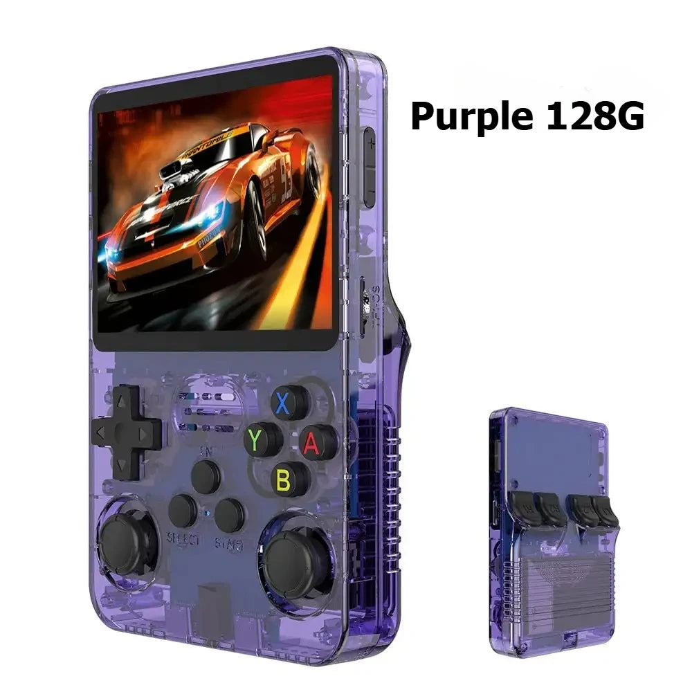 R36S Retro Handheld Spielkonsole – 3,5 Zoll IPS HD, 64GB, 20.000+ klassische Spiele
