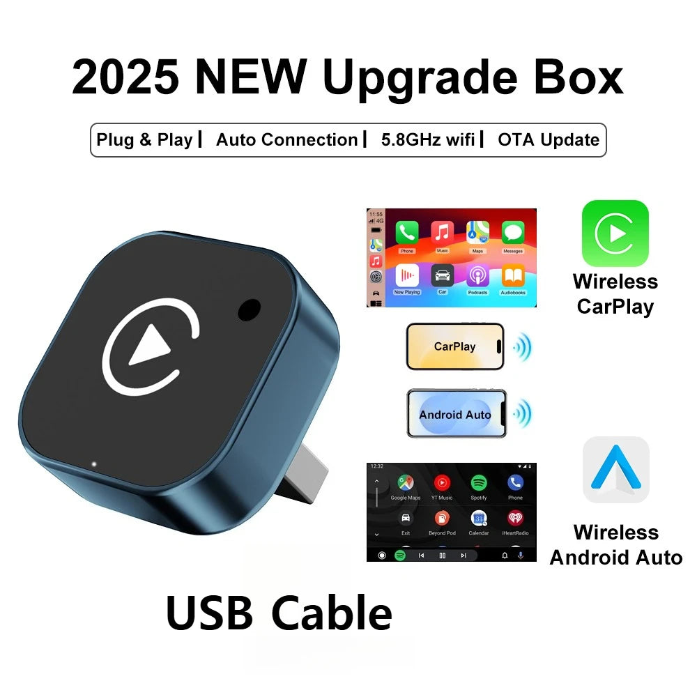 Wireless CarPlay Adapter – Kabel zu Kabellos, Universal