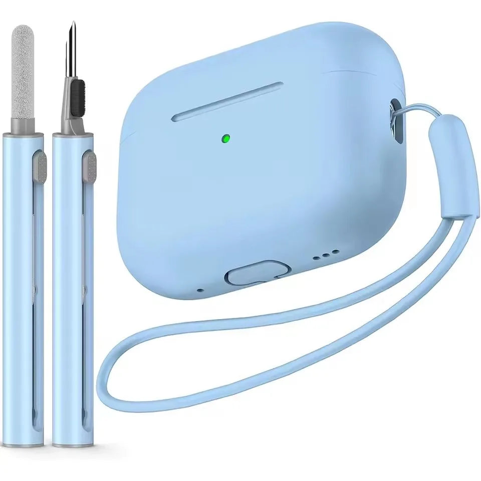 AirPods Pro 2 Hülle mit Reinigungsset – Silikon