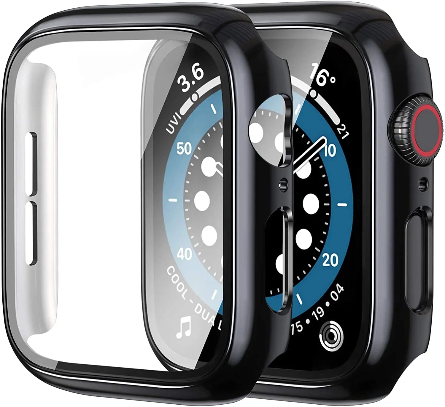 Apple Watch Schutzglas & Hülle – Verspiegelt, alle Größen