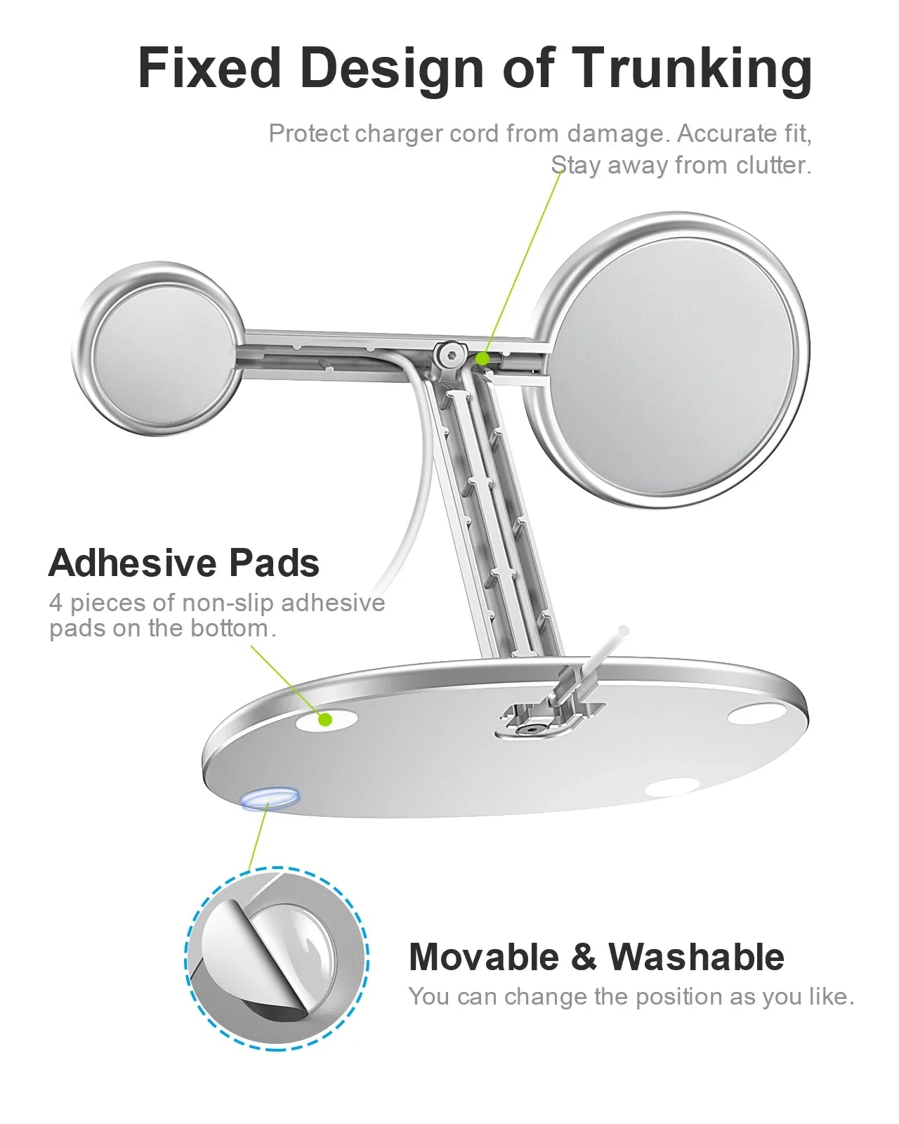 2-in-1 Ständer für iPhone & Apple Watch – MagSafe kompatibel