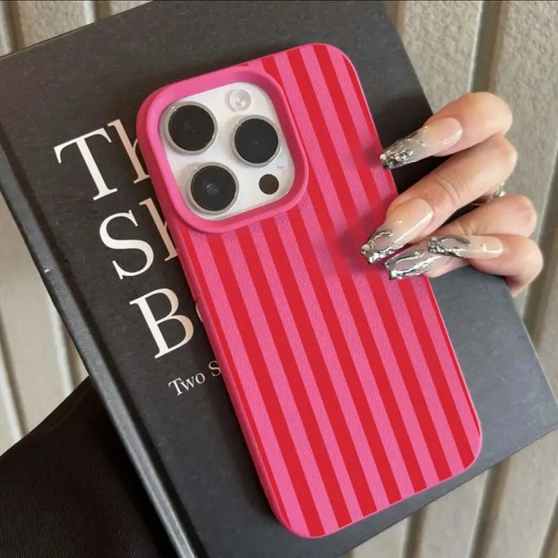 Gestreifte iPhone Hülle – Minimalistisch, alle Modelle