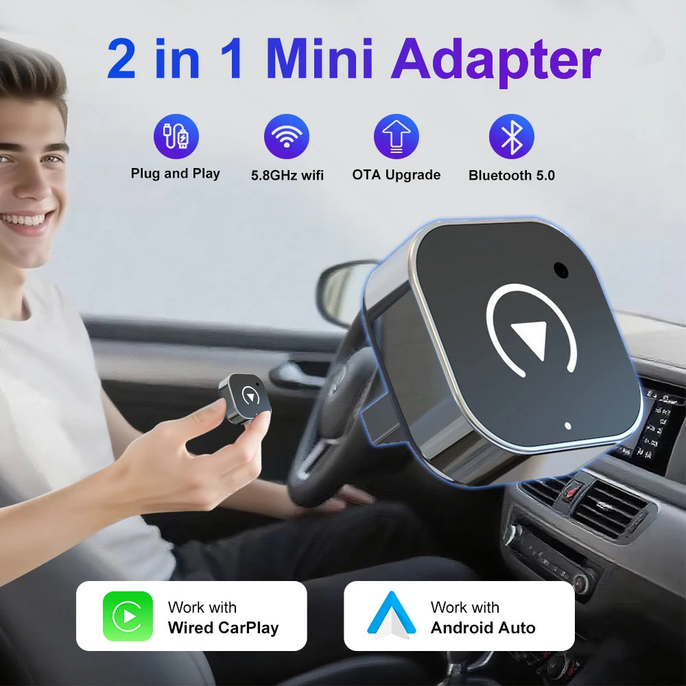 Wireless CarPlay Adapter – Kabel zu Kabellos, Universal