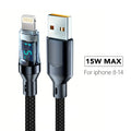 Schnellladekabel mit LCD-Anzeige – 120W, USB-A auf Lightning
