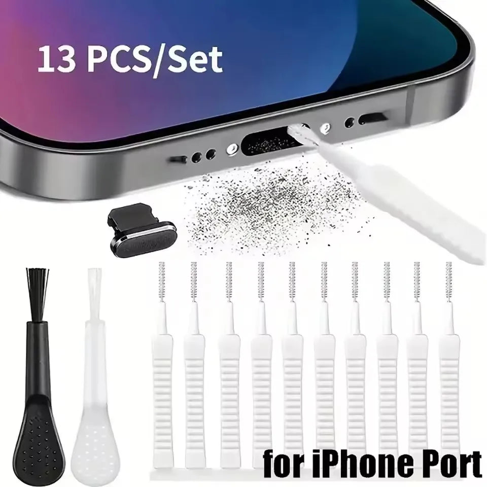 Handy-Reinigungsset – Lautsprecher & Ladeanschluss Reinigung für iPhone, Samsung & Xiaomi