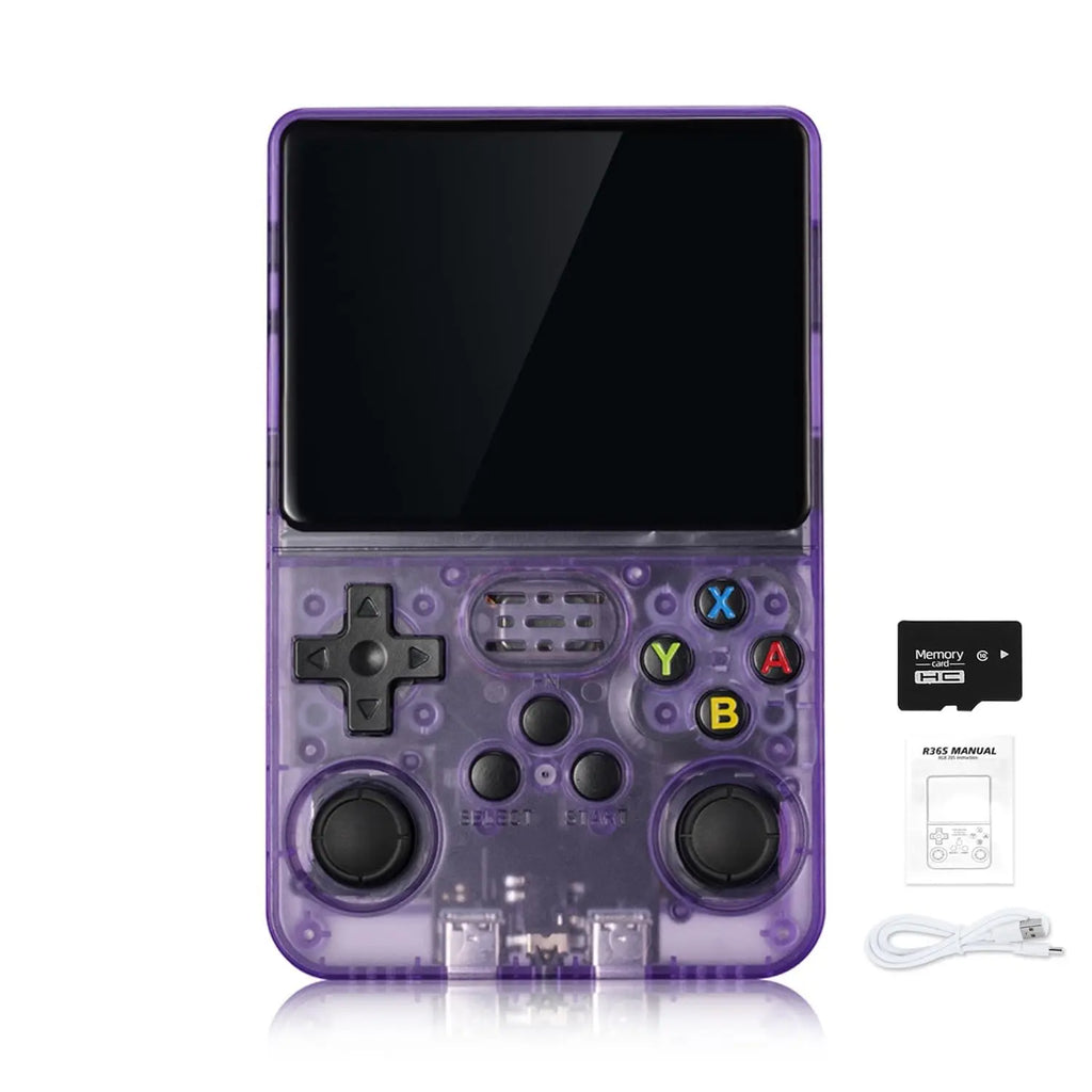 R36S Retro Handheld Spielkonsole – 3,5 Zoll IPS HD, 64GB, 20.000+ klassische Spiele