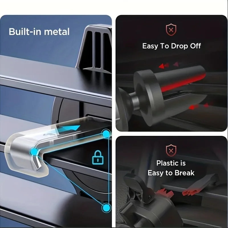 Auto-Handyhalter Lüftungsschlitz – Universal Kfz-Halterung für Smartphones 4,7–6,7 Zoll