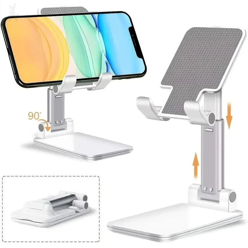 Tisch-Handyhalter & Tablet-Ständer – Universal, höhenverstellbar für iPhone, iPad & Xiaomi
