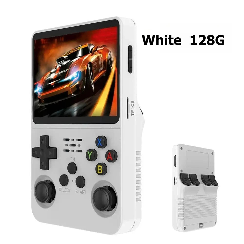 R36S Retro Handheld Spielkonsole – 3,5 Zoll IPS HD, 64GB, 20.000+ klassische Spiele
