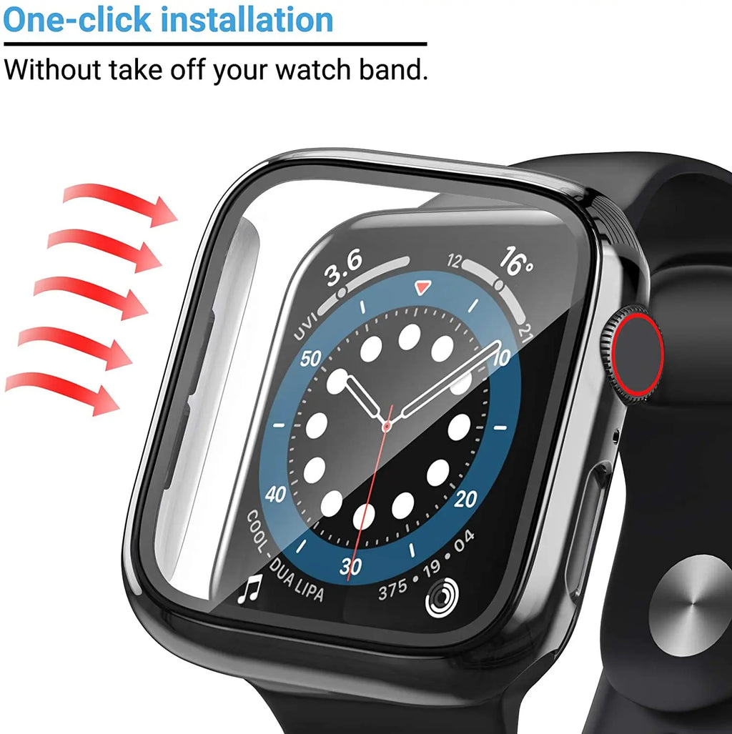 Apple Watch Schutzglas & Hülle – Verspiegelt, alle Größen