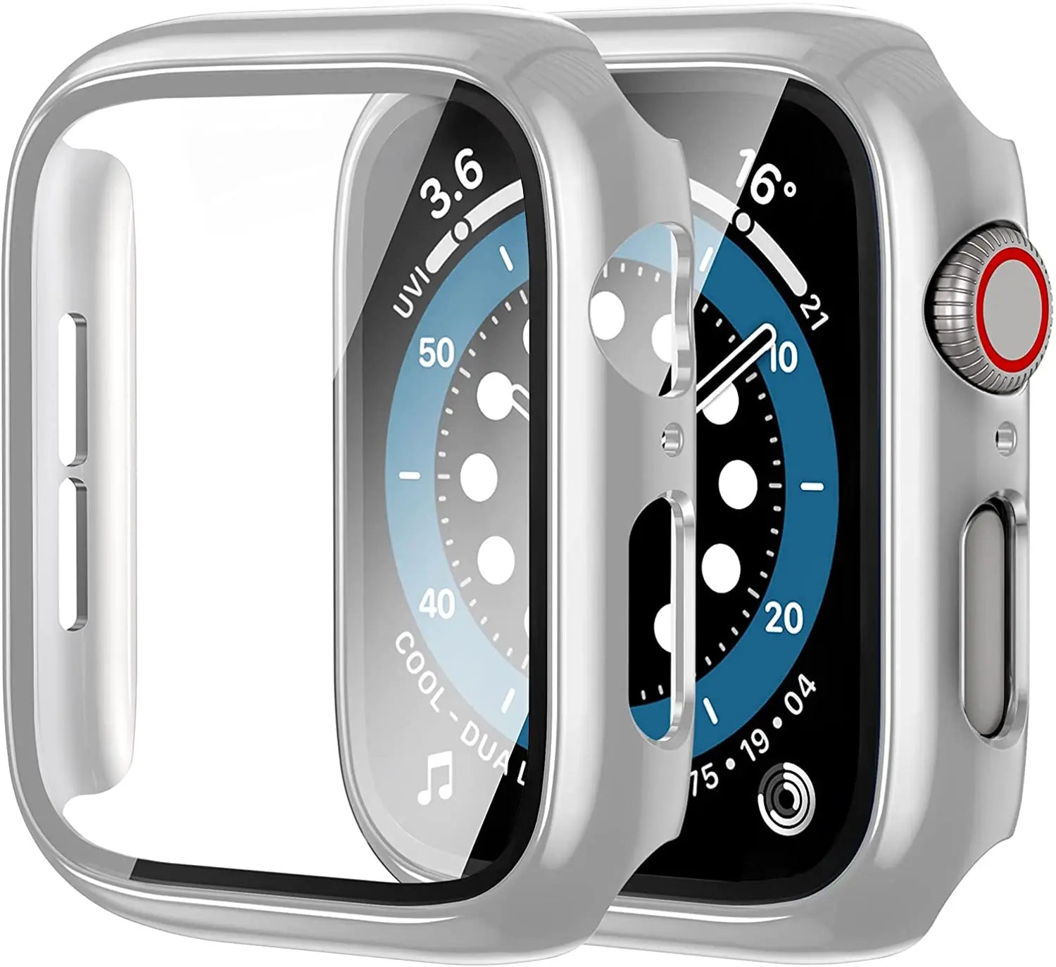 Apple Watch Schutzglas & Hülle – Verspiegelt, alle Größen