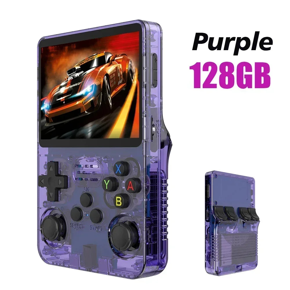 R36S Retro Handheld Spielkonsole – 3,5 Zoll IPS HD, 64GB, 20.000+ klassische Spiele