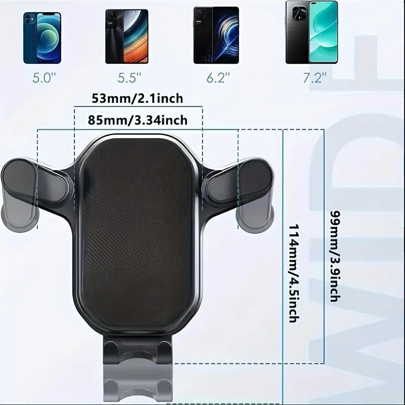 Auto-Handyhalter Lüftungsschlitz – Universal Kfz-Halterung für Smartphones 4,7–6,7 Zoll