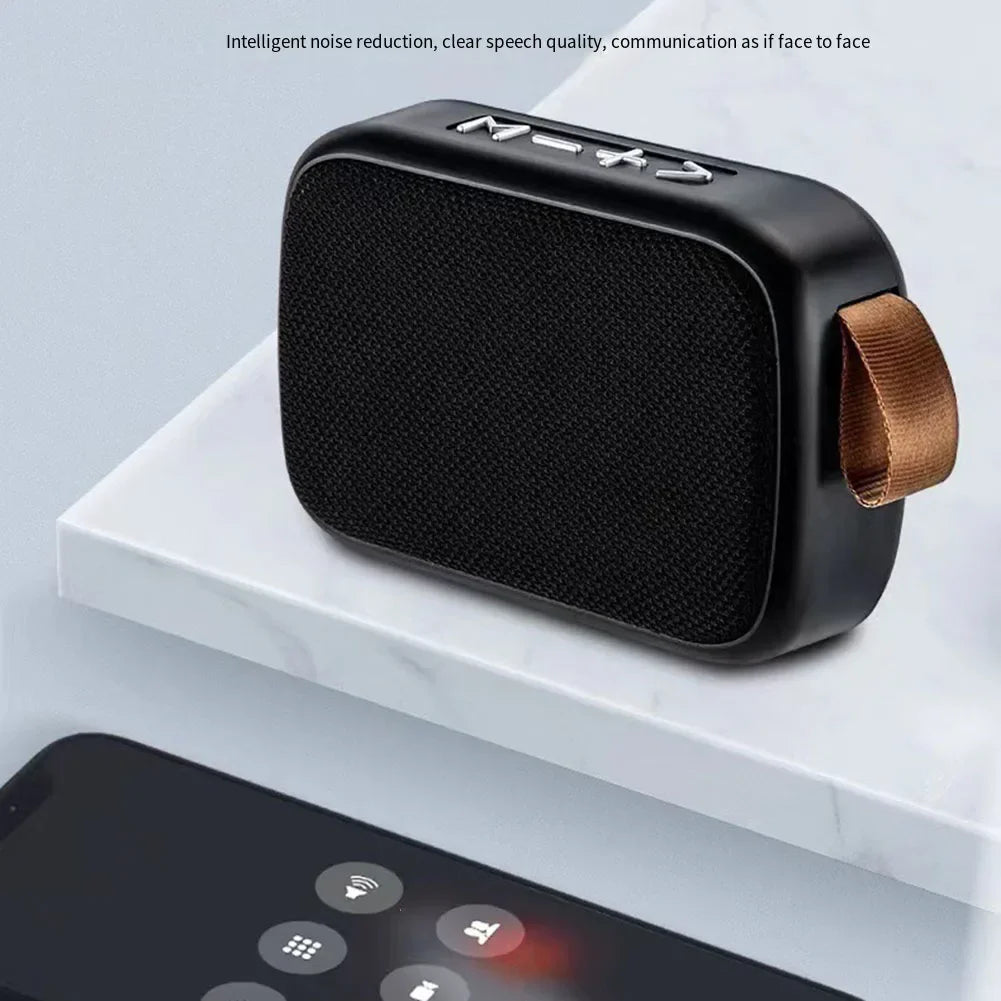 Portabler Bluetooth-Lautsprecher – 5.0, 3D Stereo Sound, Mini Oxford Design für Outdoor